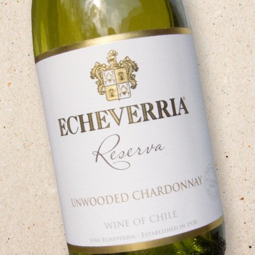 Vina Echeverria Unwooded Chardonnay Reserva