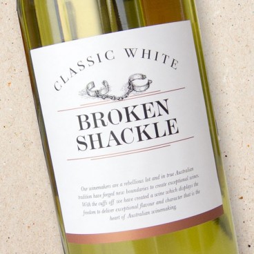 Broken Shackle Classic White