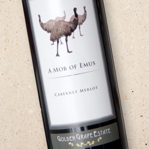 A Mob of Emus Cabernet Merlot 2021, Golden Grape Estate
