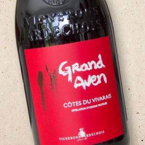 Les Vignerons Ardéchois 'Grand Aven' Rouge, Côtes du Vivarais
