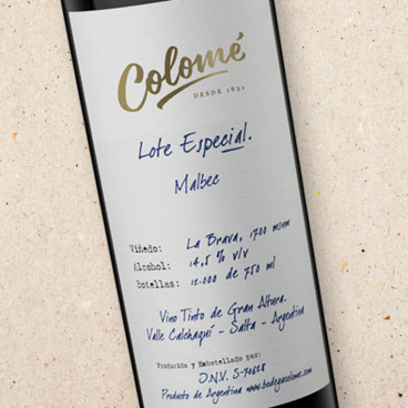 Bodega Colomé Lote Especial La Brava Malbec